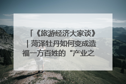 《旅游经济大家谈》｜菏泽牡丹如何变成造福一方百姓的“产业之花”“富民之花”？