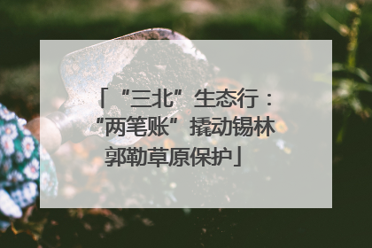 “三北”生态行：“两笔账”撬动锡林郭勒草原保护