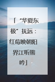 “华夏东极”抚远：红莓映朝阳 界江听熊吟
