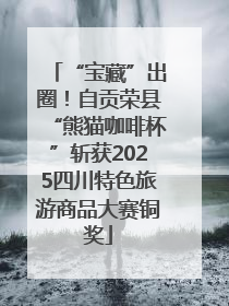 “宝藏”出圈！自贡荣县“熊猫咖啡杯”斩获2025四川特色旅游商品大赛铜奖