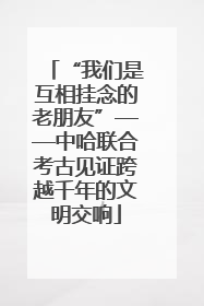 “我们是互相挂念的老朋友”——中哈联合考古见证跨越千年的文明交响