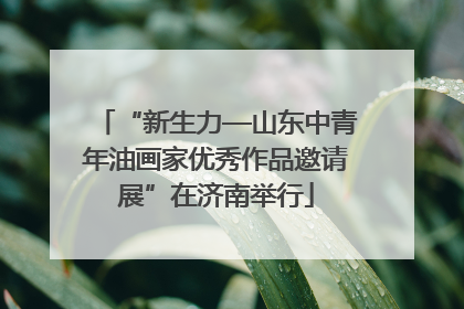 “新生力—山东中青年油画家优秀作品邀请展”在济南举行