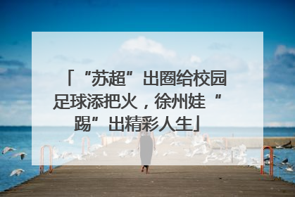 “苏超”出圈给校园足球添把火，徐州娃“踢”出精彩人生