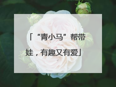 “青小马”帮带娃，有趣又有爱