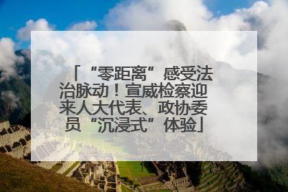 “零距离”感受法治脉动！宣威检察迎来人大代表、政协委员“沉浸式”体验