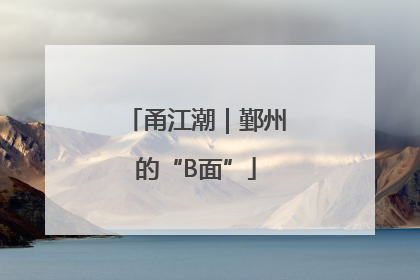 甬江潮｜鄞州的“B面”