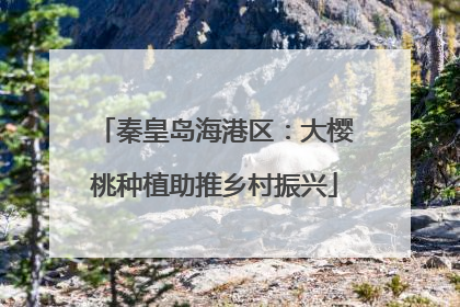 秦皇岛海港区：大樱桃种植助推乡村振兴