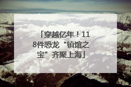 穿越亿年！118件恐龙“镇馆之宝”齐聚上海