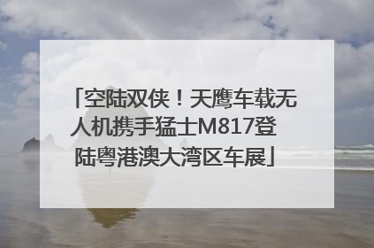 空陆双侠！天鹰车载无人机携手猛士M817登陆粤港澳大湾区车展