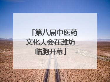 第八届中医药文化大会在潍坊临朐开幕