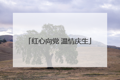 红心向党 温情庆生