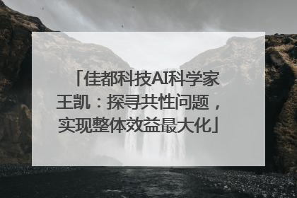 佳都科技AI科学家王凯：探寻共性问题，实现整体效益最大化