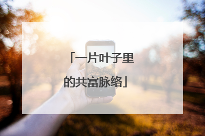 一片叶子里的共富脉络