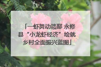 一虾舞动赣鄱 永修县“小龙虾经济”绘就乡村全面振兴蓝图