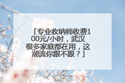 专业收纳师收费100元/小时，武汉很多家庭都在用，这潮流你跟不跟？