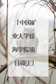 中国矿业大学徐海学院项目竣工