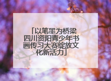 以笔墨为桥梁 四川资阳青少年书画传习大赛绽放文化新活力