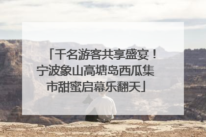 千名游客共享盛宴！宁波象山高塘岛西瓜集市甜蜜启幕乐翻天