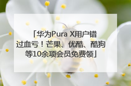 华为Pura X用户错过血亏！芒果、优酷、酷狗等10余项会员免费领
