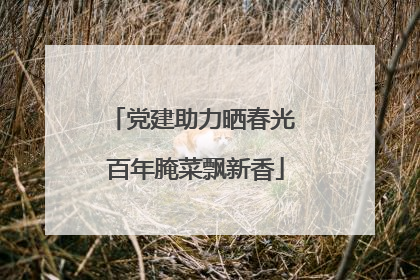 党建助力晒春光 百年腌菜飘新香