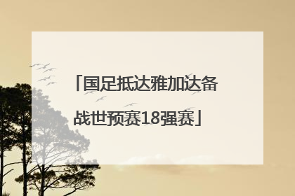 国足抵达雅加达备战世预赛18强赛