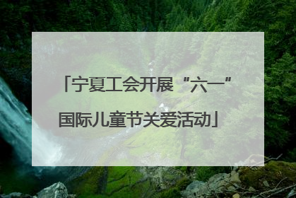 宁夏工会开展“六一”国际儿童节关爱活动