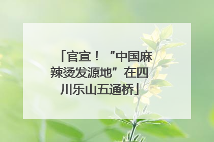 官宣！“中国麻辣烫发源地”在四川乐山五通桥