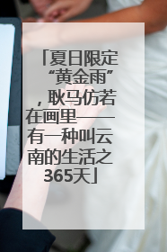 夏日限定“黄金雨”，耿马仿若在画里——有一种叫云南的生活之365天
