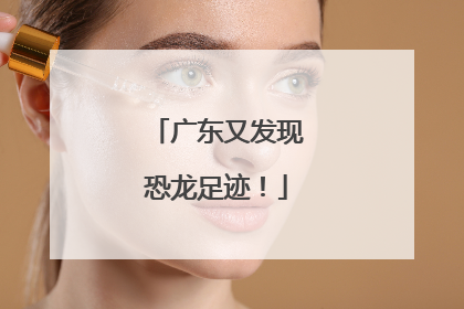 广东又发现恐龙足迹！