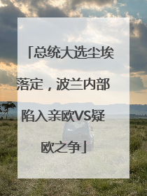 总统大选尘埃落定，波兰内部陷入亲欧VS疑欧之争