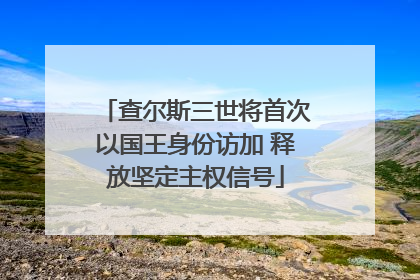 查尔斯三世将首次以国王身份访加 释放坚定主权信号