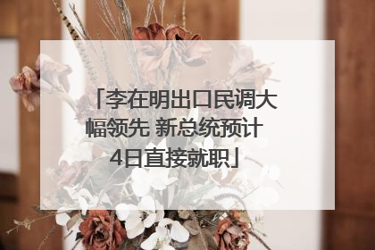 李在明出口民调大幅领先 新总统预计4日直接就职