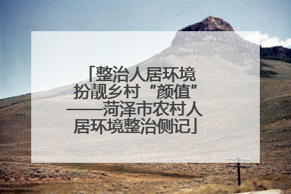 整治人居环境 扮靓乡村“颜值”——菏泽市农村人居环境整治侧记
