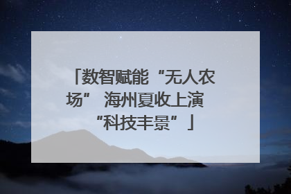 数智赋能“无人农场” 海州夏收上演“科技丰景”
