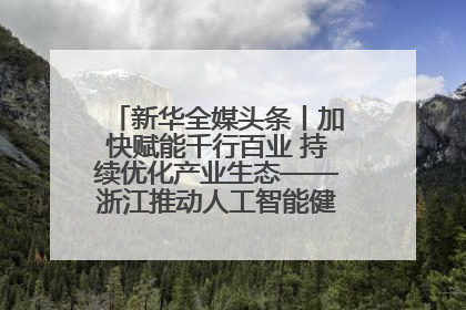 新华全媒头条丨加快赋能千行百业 持续优化产业生态——浙江推动人工智能健康有序发展观察
