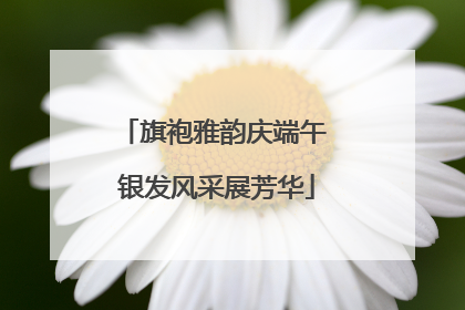 旗袍雅韵庆端午 银发风采展芳华