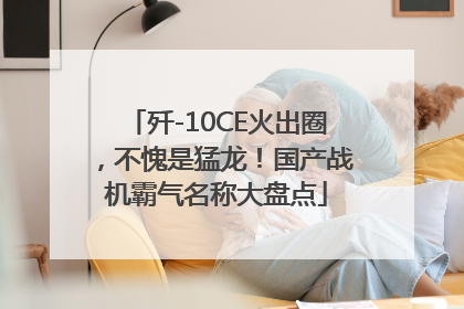 歼-10CE火出圈，不愧是猛龙！国产战机霸气名称大盘点