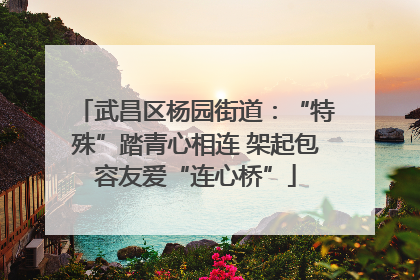 武昌区杨园街道：“特殊”踏青心相连 架起包容友爱“连心桥”