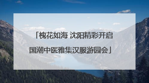 槐花如海 沈阳精彩开启国潮中医雅集汉服游园会