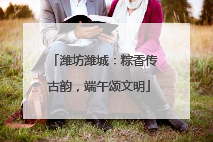 潍坊潍城：粽香传古韵，端午颂文明