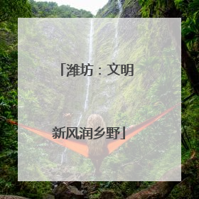 潍坊：文明新风润乡野
