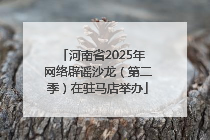 河南省2025年网络辟谣沙龙（第二季）在驻马店举办