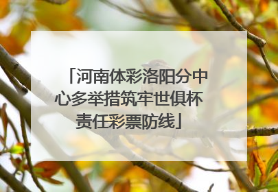 河南体彩洛阳分中心多举措筑牢世俱杯责任彩票防线