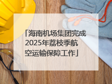 海南机场集团完成2025年荔枝季航空运输保障工作