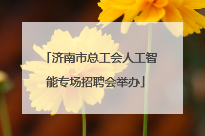 济南市总工会人工智能专场招聘会举办