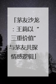 茅友沙龙：王莉以“三重价值”与茅友共探情感逻辑