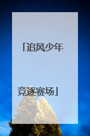 追风少年竞逐赛场