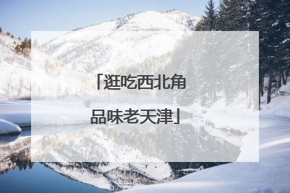逛吃西北角 品味老天津