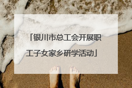 银川市总工会开展职工子女家乡研学活动