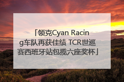 领克Cyan Racing车队再获佳绩 TCR世巡赛西班牙站包揽六座奖杯